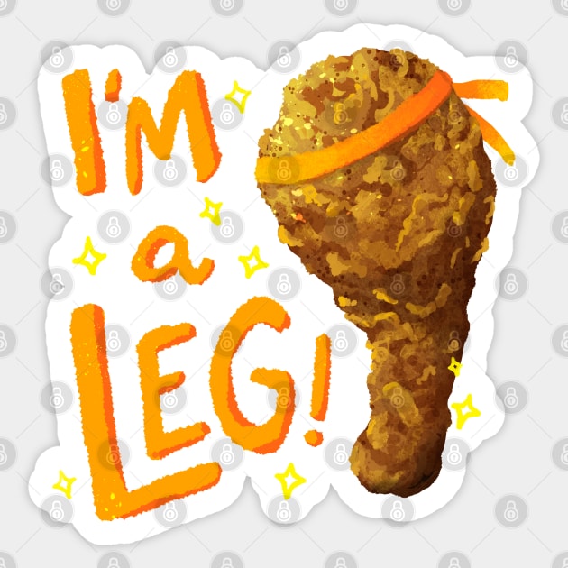 I'm a Leg Sticker by Astrayeah